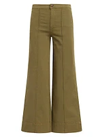 The Madison Wide-Leg Ankle Trousers