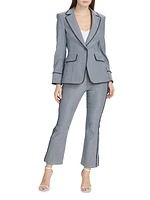 Sallie Bouclé-Trim Blazer