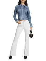 Farrah Boot-Cut Stretch Jeans