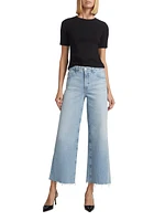 Saige Wide-Leg Cropped Jeans