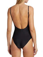 Donna Logo One-Piece Swimsuit