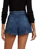 Nova Denim High-Rise Shorts