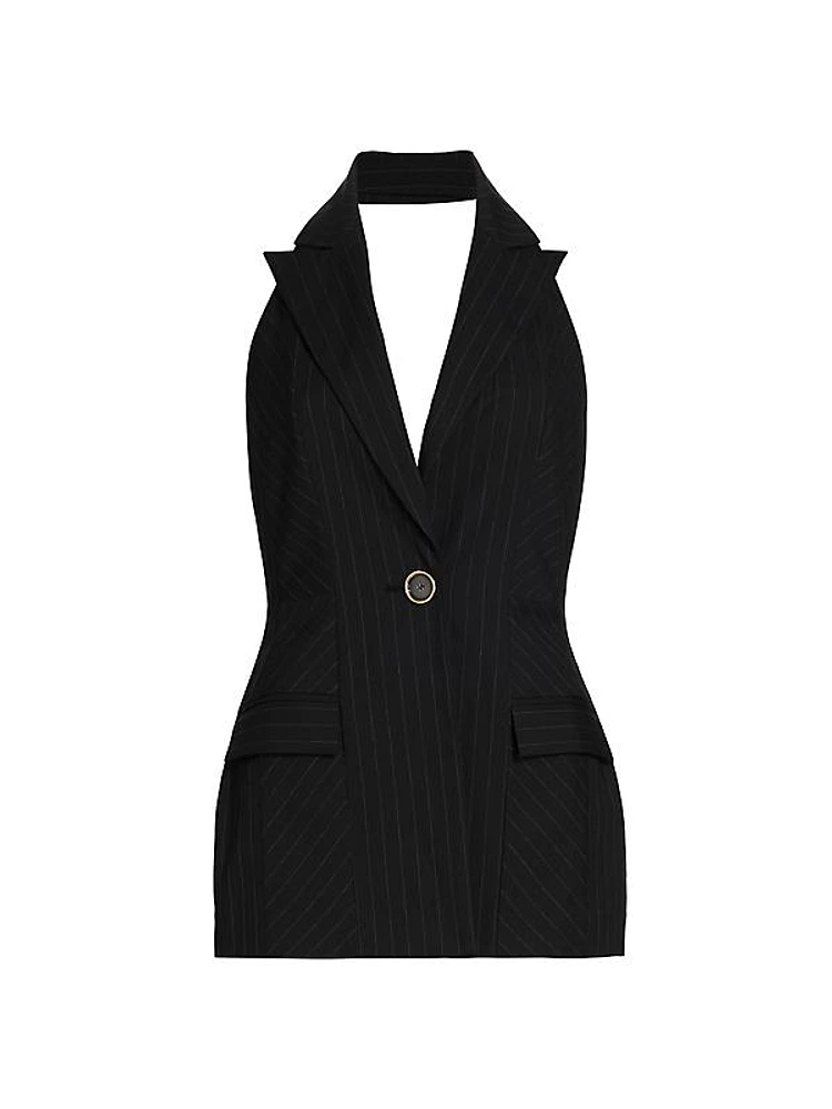 Angelique Pinstriped Vest