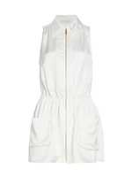 Waverly Zip-Front Minidress Dress