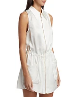 Waverly Zip-Front Minidress Dress