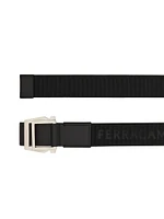 Cut-to-Size Logo Grosgrain Belt