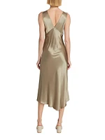 Monique Satin Midi-Dress