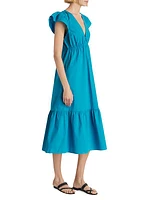 Tina V-Neck Midi-Dress