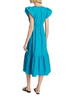 Tina V-Neck Midi-Dress