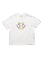 Little Girl's & FF Circle Flower T-Shirt