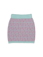 Girl's FF Allover Knit Skirt