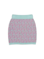 Girl's FF Allover Knit Skirt