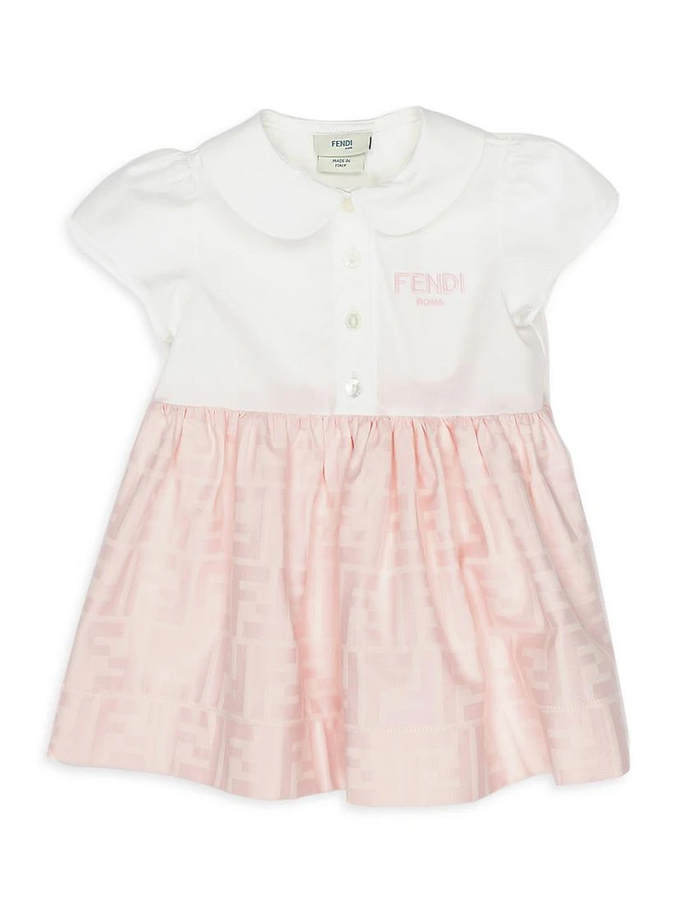 Baby Girl's Collared FF Dress