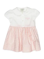 Baby Girl's Collared FF Dress