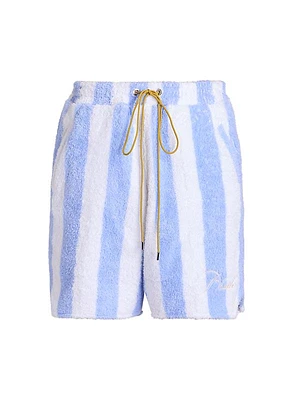 Striped Loop Terry Shorts