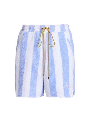 Striped Loop Terry Shorts