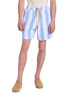 Striped Loop Terry Shorts