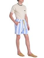 Striped Loop Terry Shorts