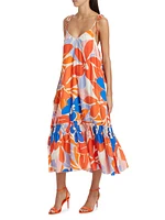 Indiria Floral Swing Maxi Dress