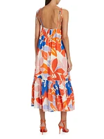 Indiria Floral Swing Maxi Dress