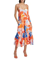 Indiria Floral Swing Maxi Dress