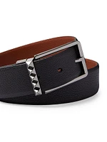 Rockstud Reversible Belt Grainy Calfskin 35MM