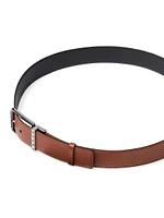 Rockstud Reversible Belt Grainy Calfskin 35MM