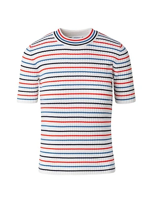 Striped Wool T-Shirt