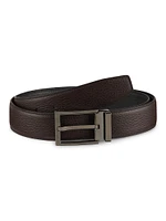 Double Adjustable Cut-to-Size Leather Belt