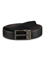 Double Adjustable Cut-to-Size Leather Belt