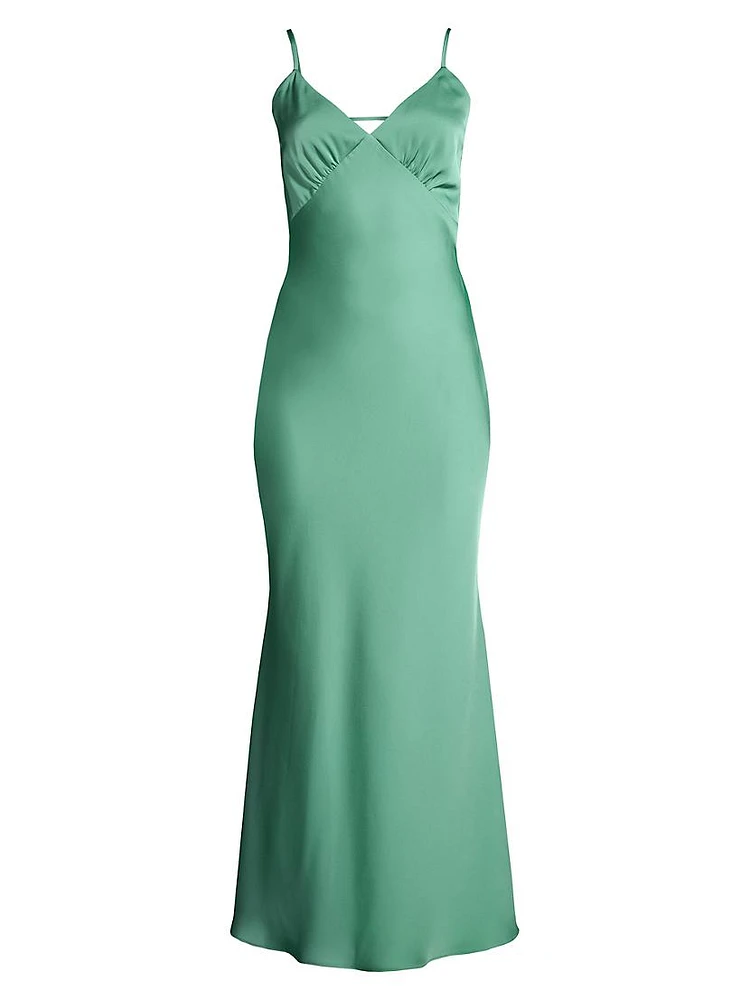 Vida Satin Maxi Dress