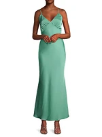 Vida Satin Maxi Dress