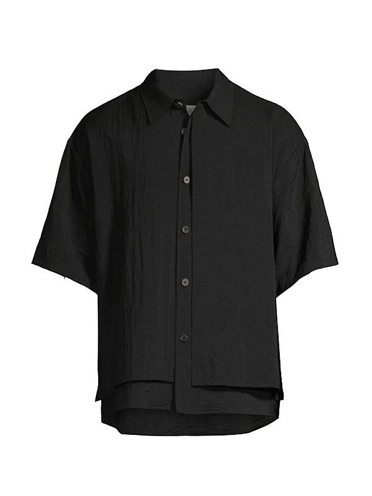 Wardrobe In The City Double Layered Short-Sleeve Shirt