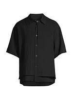 Wardrobe In The City Double Layered Short-Sleeve Shirt