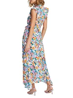 Sadie Silk-Blend Floral Maxi Dress