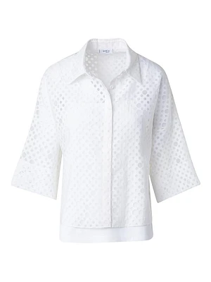 Dot Organza Shirt