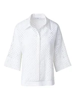 Dot Organza Shirt