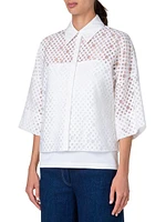 Dot Organza Shirt