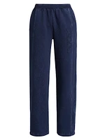 Express To Mars Origin Denim-Effect Fleece Sweatpants