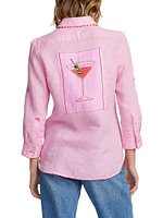 Hadley Embroidered Linen Shirt