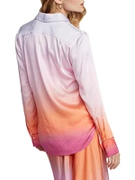 Gabriella Silk-Blend Ombré Shirt