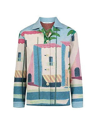 Camille Tropical Jacquard Jacket