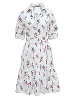 Paloma Belted Cotton Shirtdress