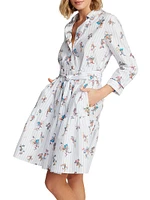 Paloma Belted Cotton Shirtdress