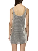 Chain Mail Scoopneck Minidress