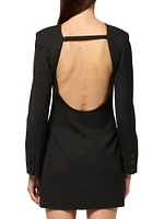 Lara Merino Wool Backless Shift Dress