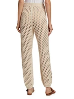 Cecina Crochet Jogger Pants