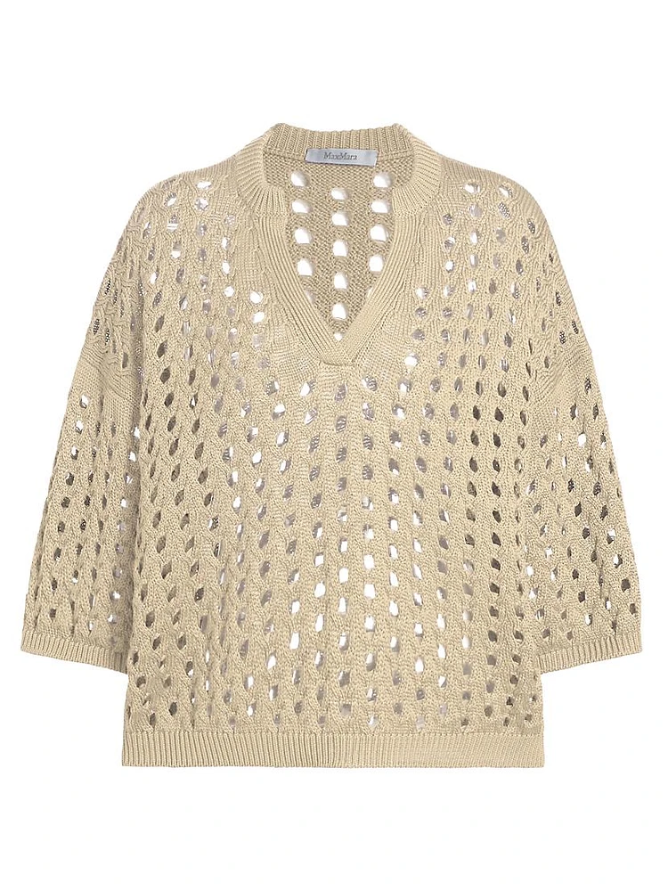 Ottuso Open-Knit Cotton Sweater