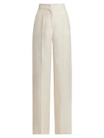 Hangar Linen Wide-Leg Trousers