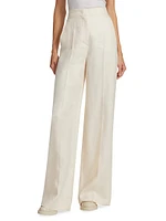 Hangar Linen Wide-Leg Trousers